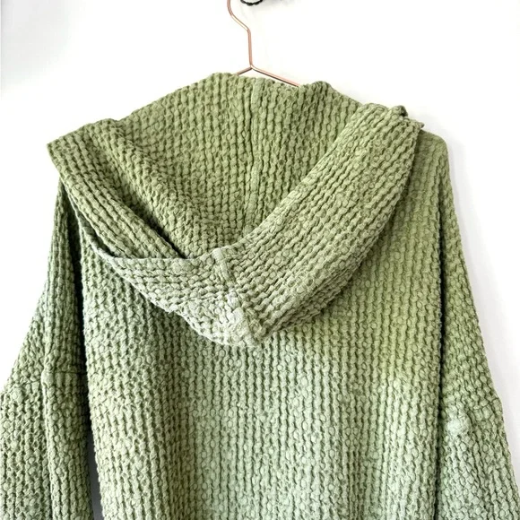 Forest Linen Like-New Men’s Waffle Knit Robe L/XL - Picture 5 of 14